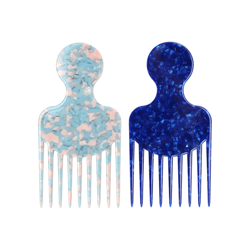 Round Handle Acetate Comb