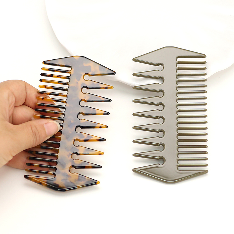 Double Comb Teeth Acetate Comb