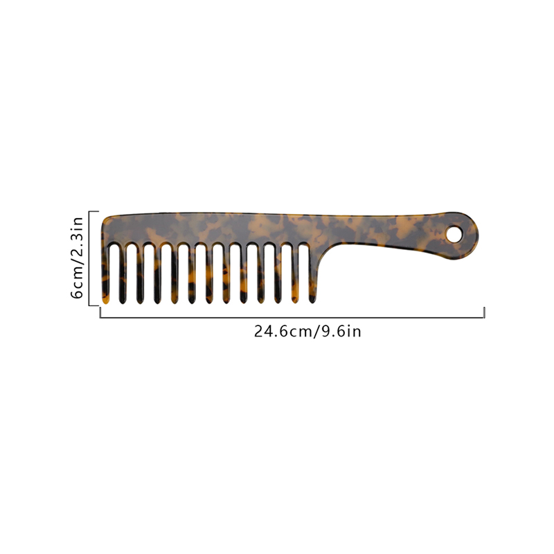 Simple Shape Acetate Comb With Holes