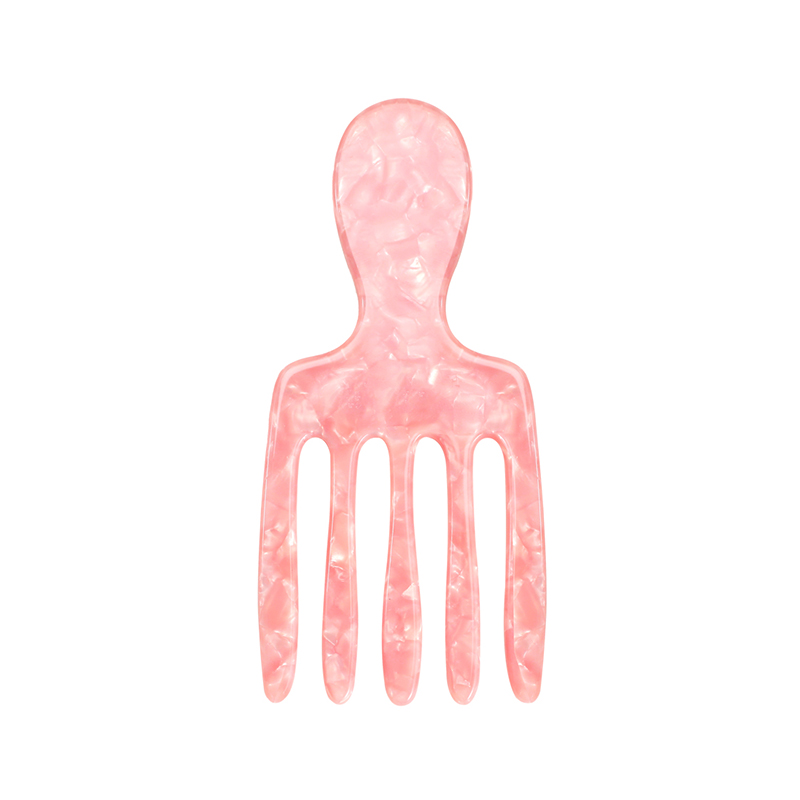 Short Fork Style Acetate Comb