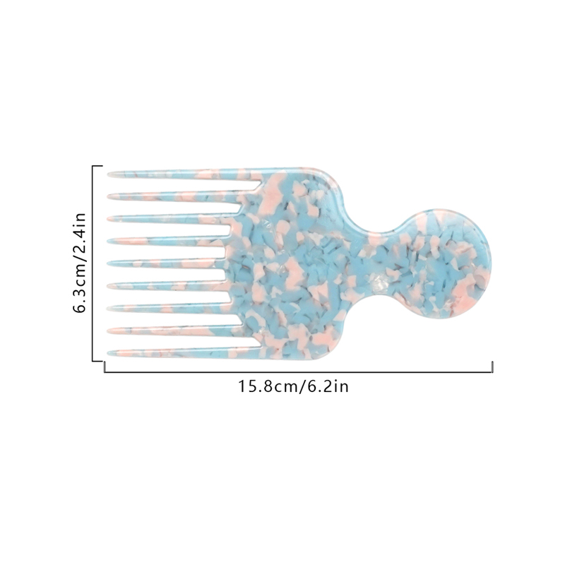 Round Handle Acetate Comb