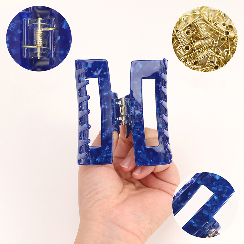 Long Rectangle Acetate Hair Claw Clip