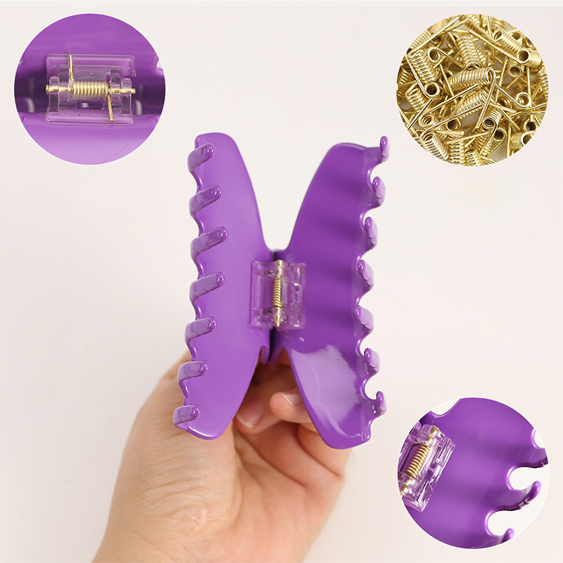 Smooth Transparent Simple Acetate Hair Claw Clip