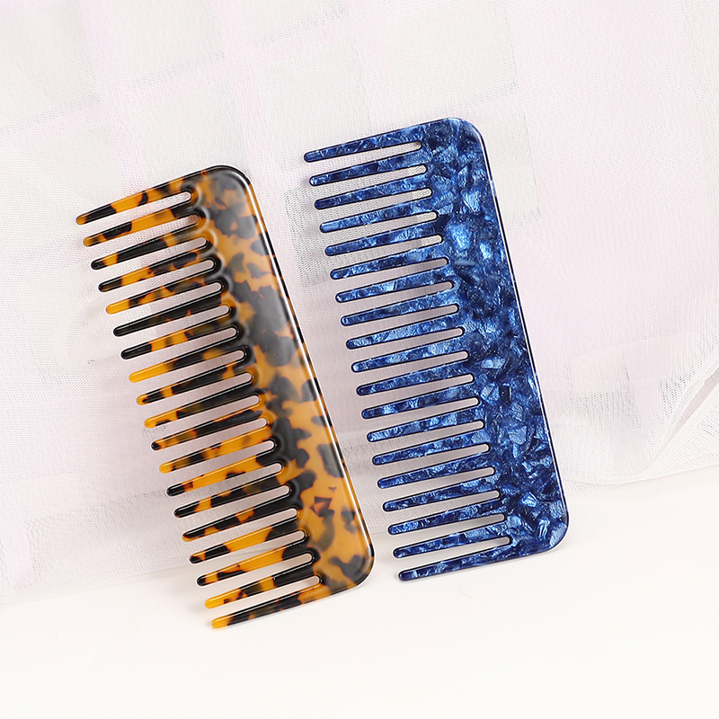 Square Comb Without Handle Acetate Comb