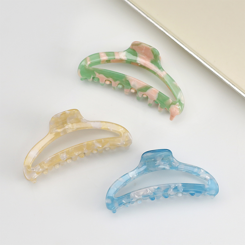 Hanger Shape Acetate Hair Claw Clip