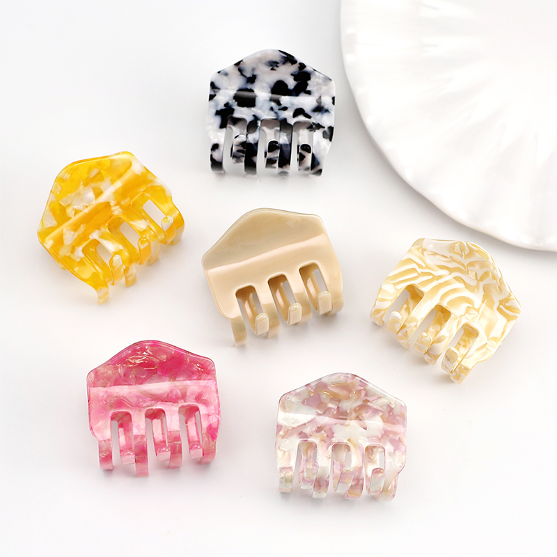 Various Colors And Compact Acetate Hair Claw Clip