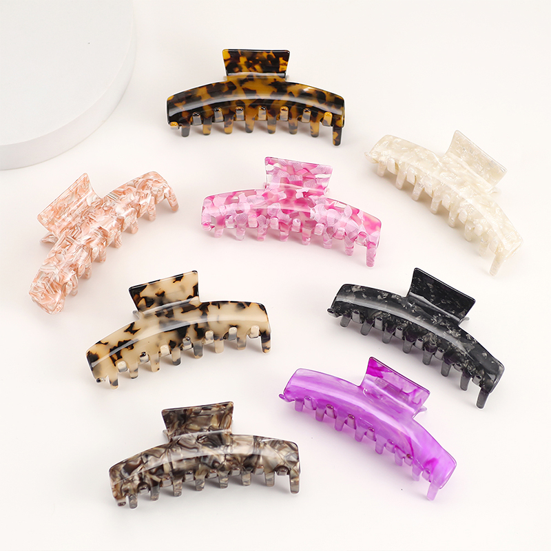 Long And Simple Acetate Hair Claw Clip
