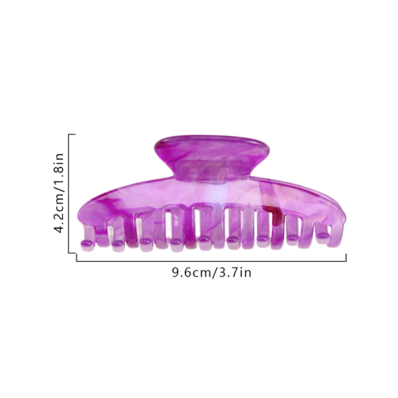 Simple Long Strip Acetate Hair Claw Clip