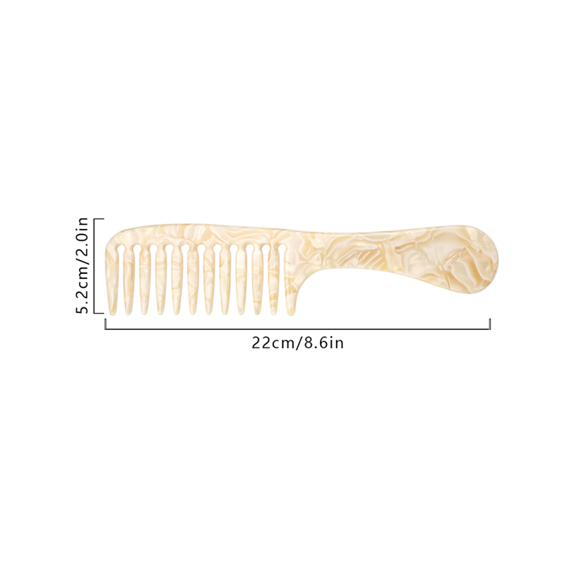 Needle Teeth Acetate Comb