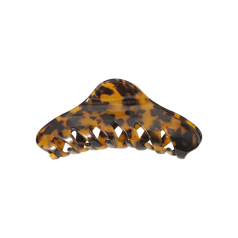 Helical Tooth Shape Acetate Hair Claw Clip