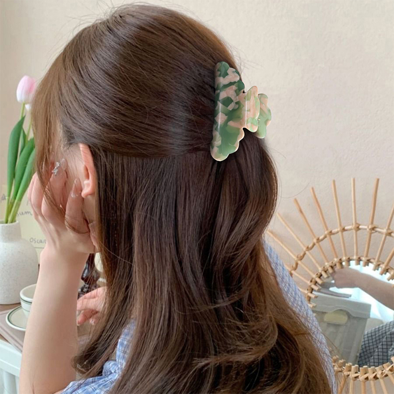 Lace Shape Acetate Hair Claw Clip