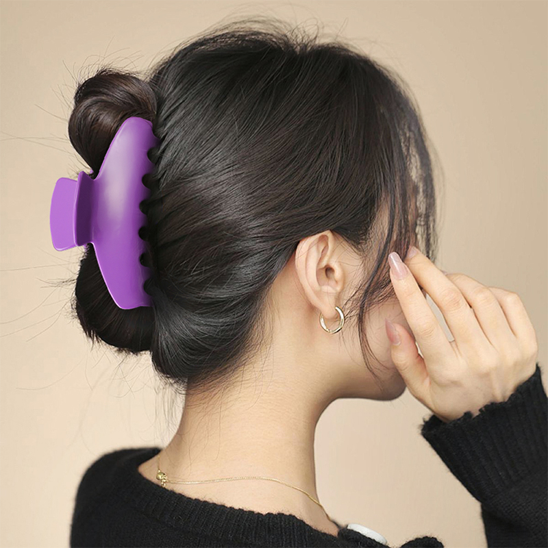 Smooth Transparent Simple Acetate Hair Claw Clip