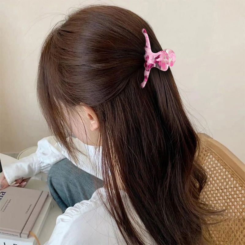 Beautiful Straight Lines Acetate Hair Claw Clip