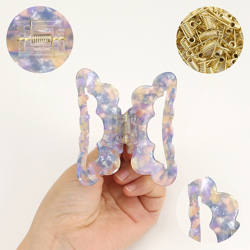 Multi-Layered Cloud Shape Acetate Hair Claw Clip