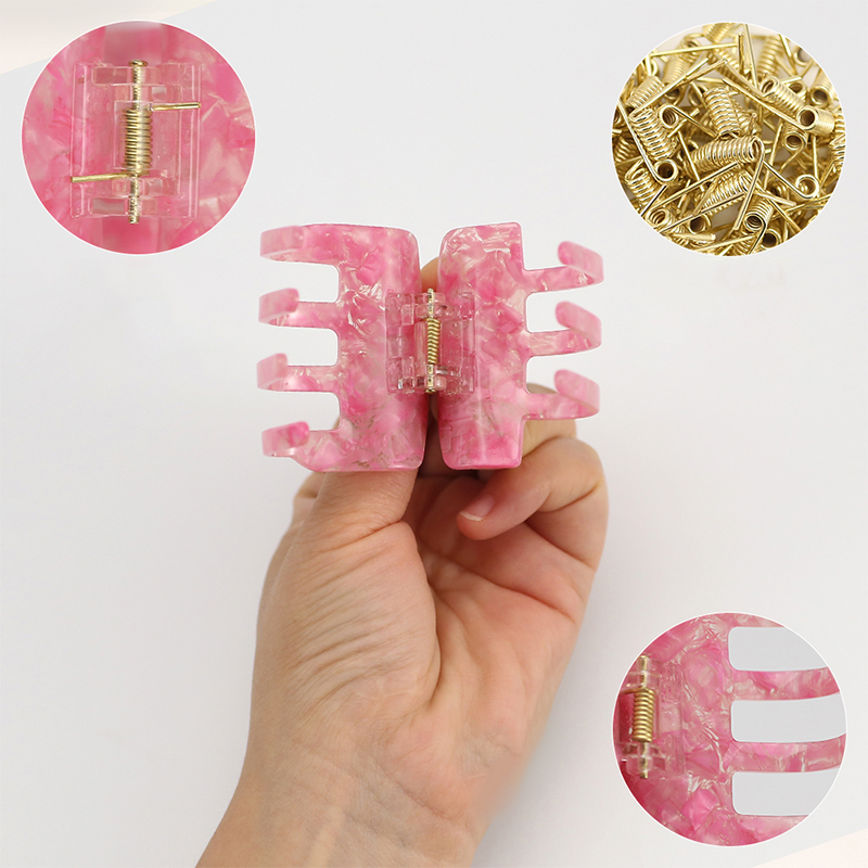 Various Colors And Compact Acetate Hair Claw Clip