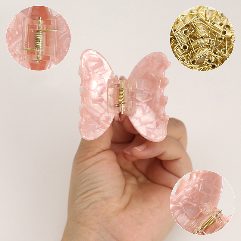 Semicircular Shape Acetate Hair Claw Clip