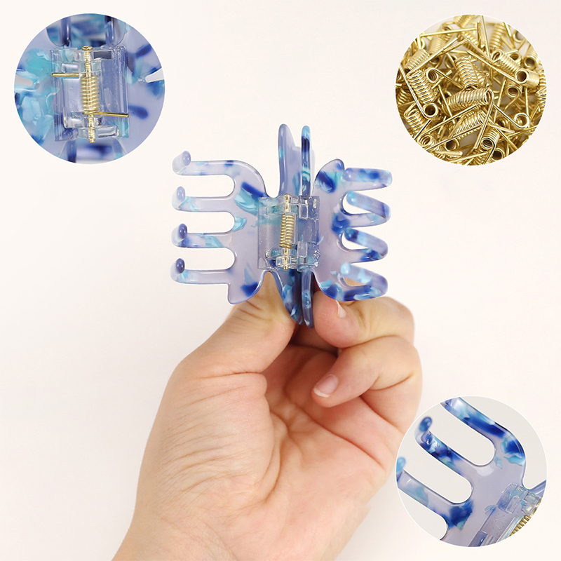 Rosette Appearance Acetate Hair Claw Clip