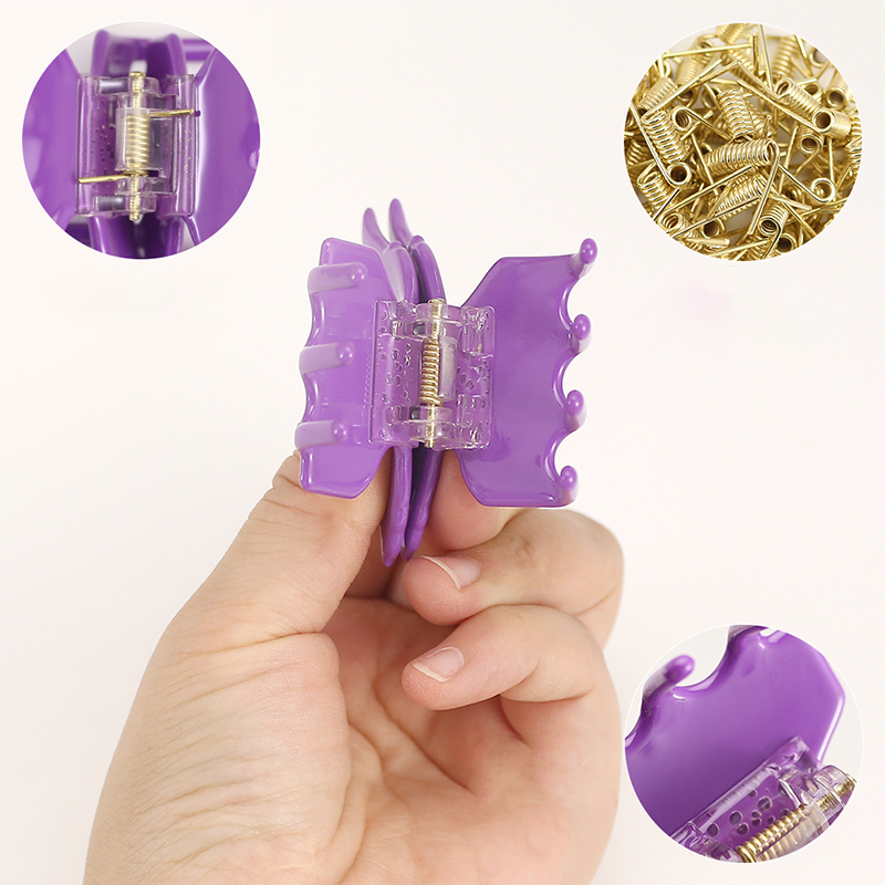 Symmetrical Butterfly Wings Acetate Hair Claw Clip