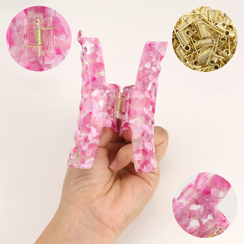 Long And Simple Acetate Hair Claw Clip