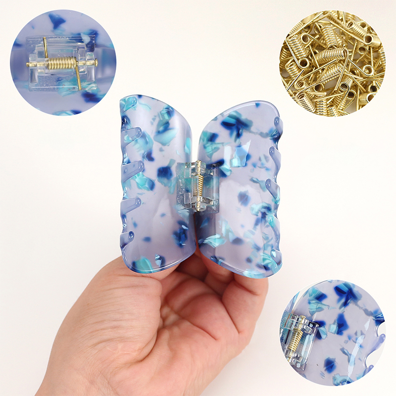 Small Stylish And Shiny Acetate Hair Claw Clip