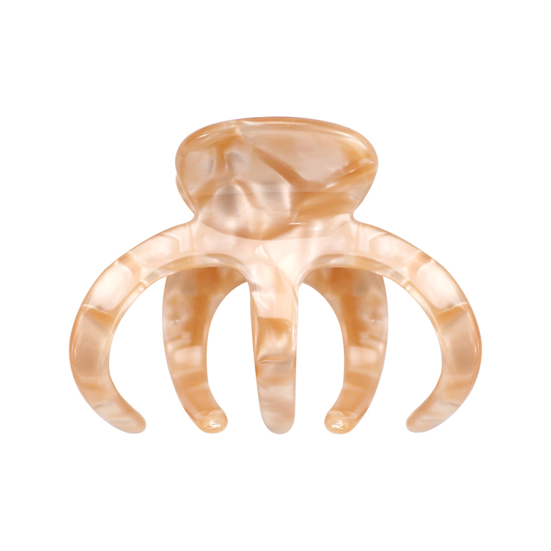 Large Gap Between Comb Teeth Acetate Hair Claw Clip
