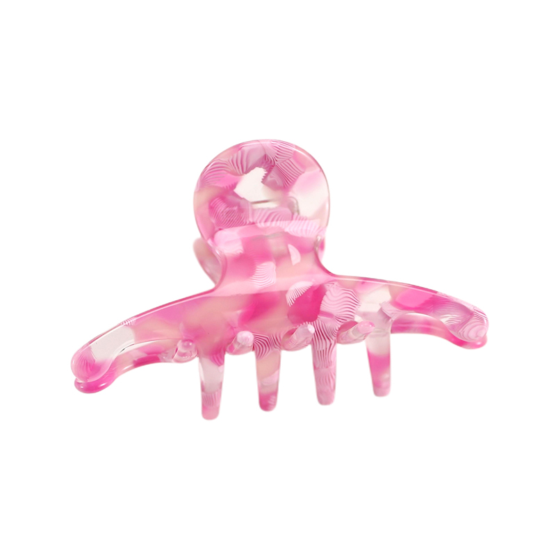 Beautiful Straight Lines Acetate Hair Claw Clip
