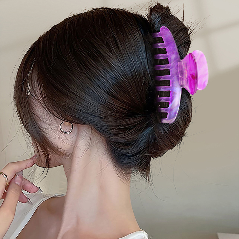 Simple Long Strip Acetate Hair Claw Clip