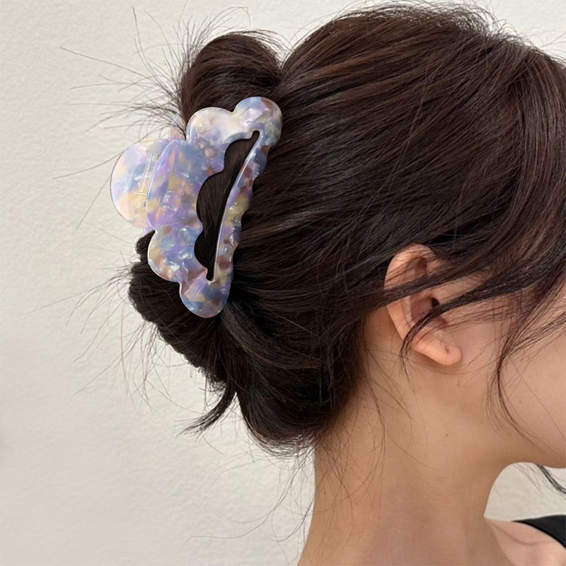 Multi-Layered Cloud Shape Acetate Hair Claw Clip