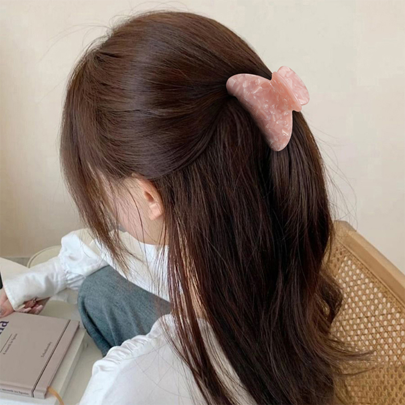 Semicircular Shape Acetate Hair Claw Clip