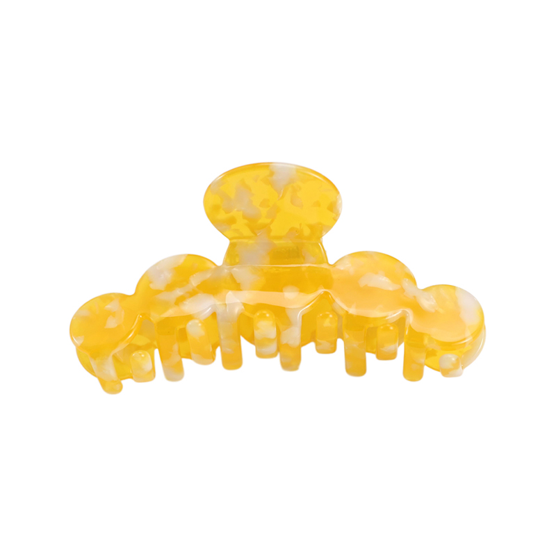 Continuous Round Acetate Hair Claw Clip