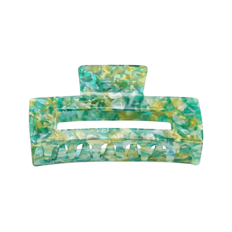 Long Thickness Rectangle Acetate Hair Claw Clip