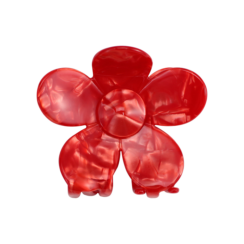 Flower Shape Acetate Hair Claw Clip