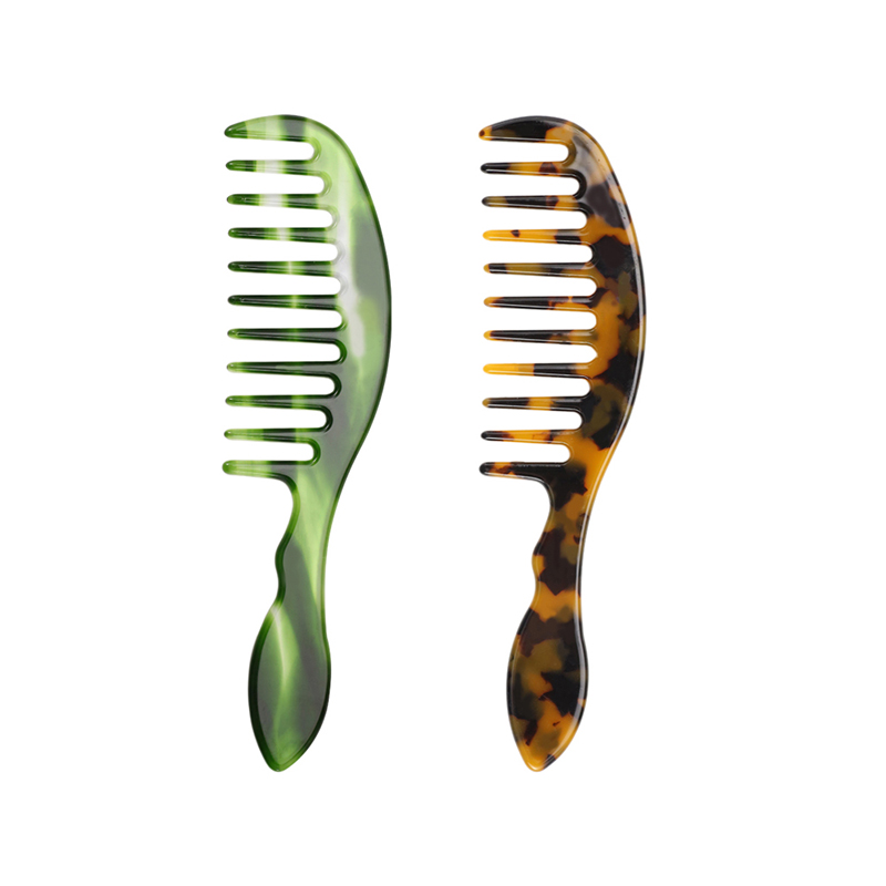 Arched Acetate Comb With Handle