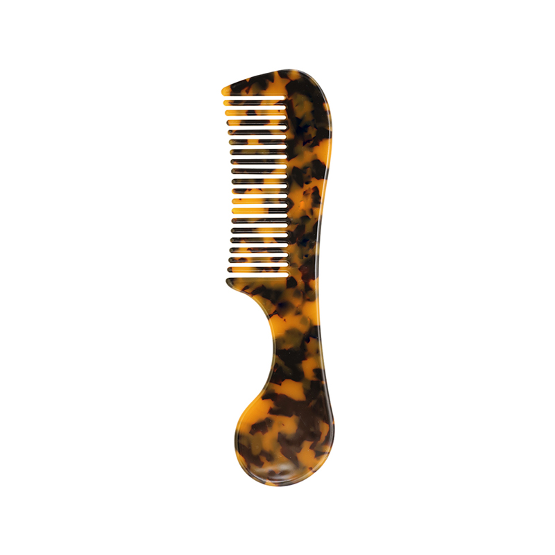 Curved Surface Grip Acetate Comb For Easy