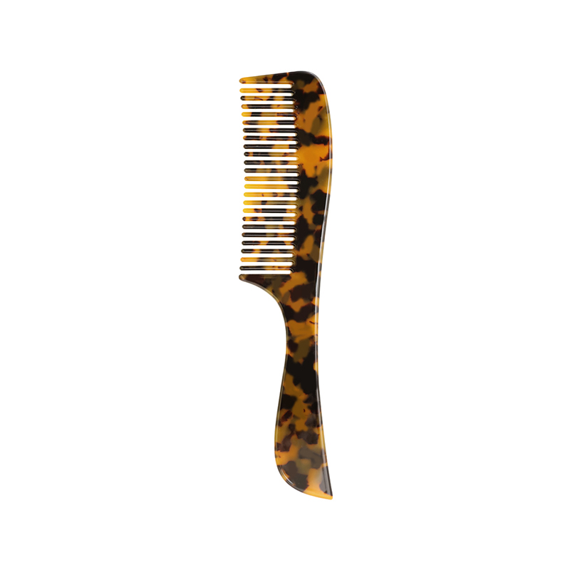 Streamlined Handle Acetate Comb