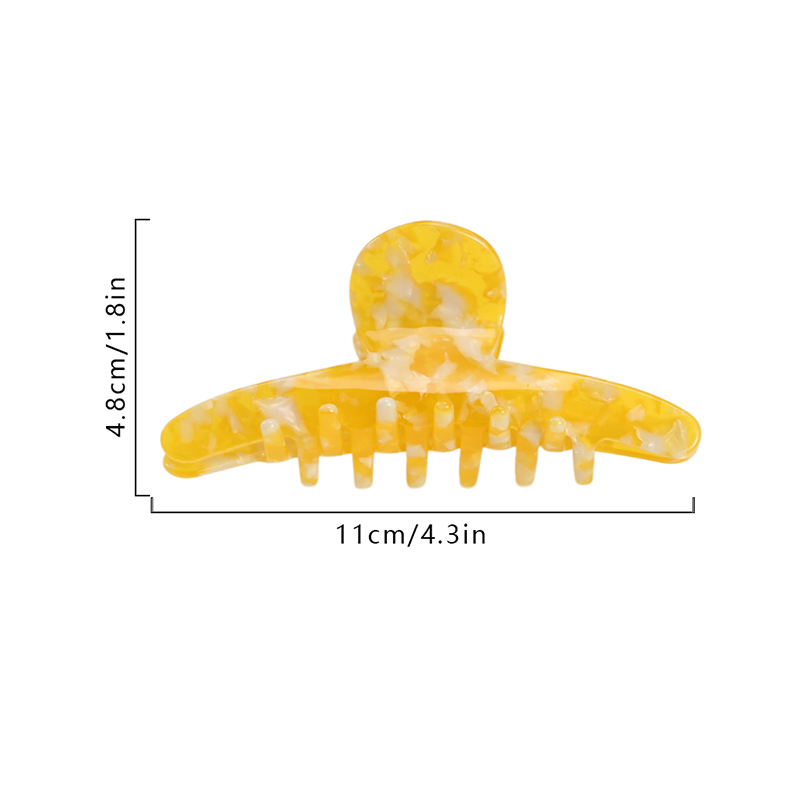Narrow And Firm Acetate Hair Claw Clip
