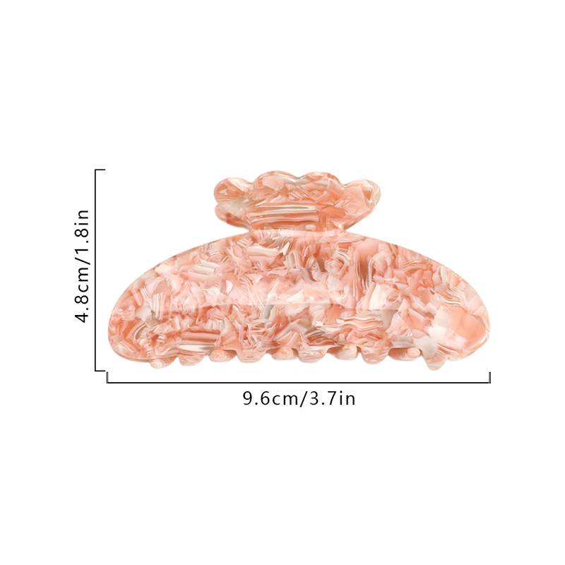 Fan-Shaped Butterfly Acetate Hair Claw Clip