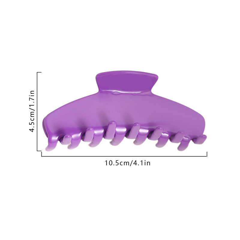 Smooth Transparent Simple Acetate Hair Claw Clip