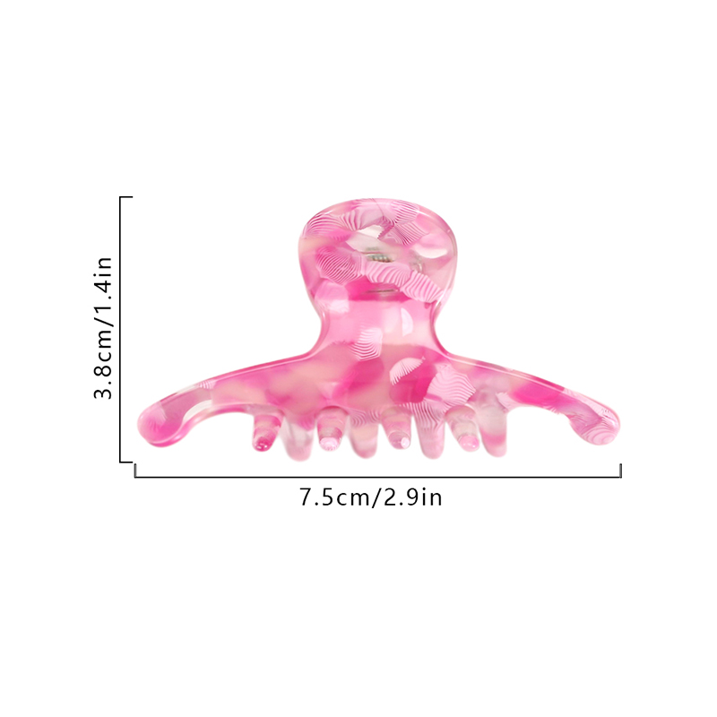 Beautiful Straight Lines Acetate Hair Claw Clip