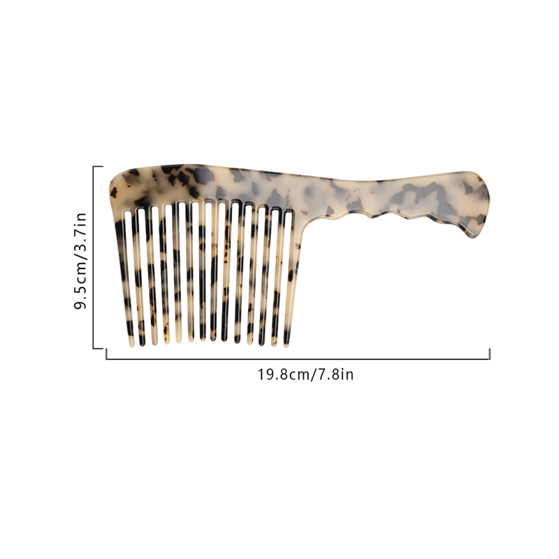 Wide Fan Acetate Comb