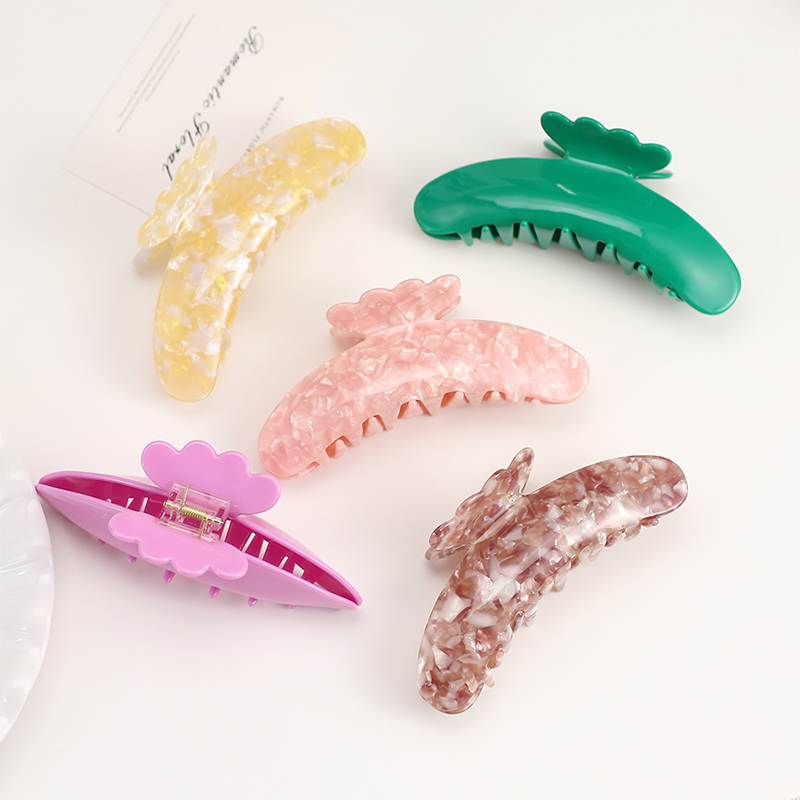 Sharptooth Butterfly Acetate Hair Claw Clip