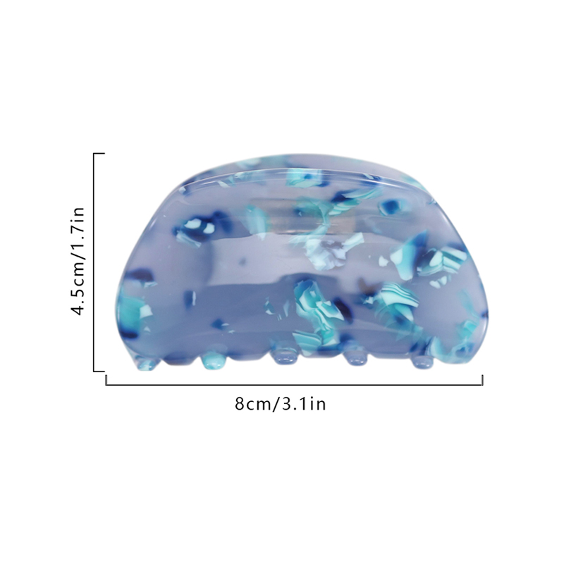 Small Stylish And Shiny Acetate Hair Claw Clip