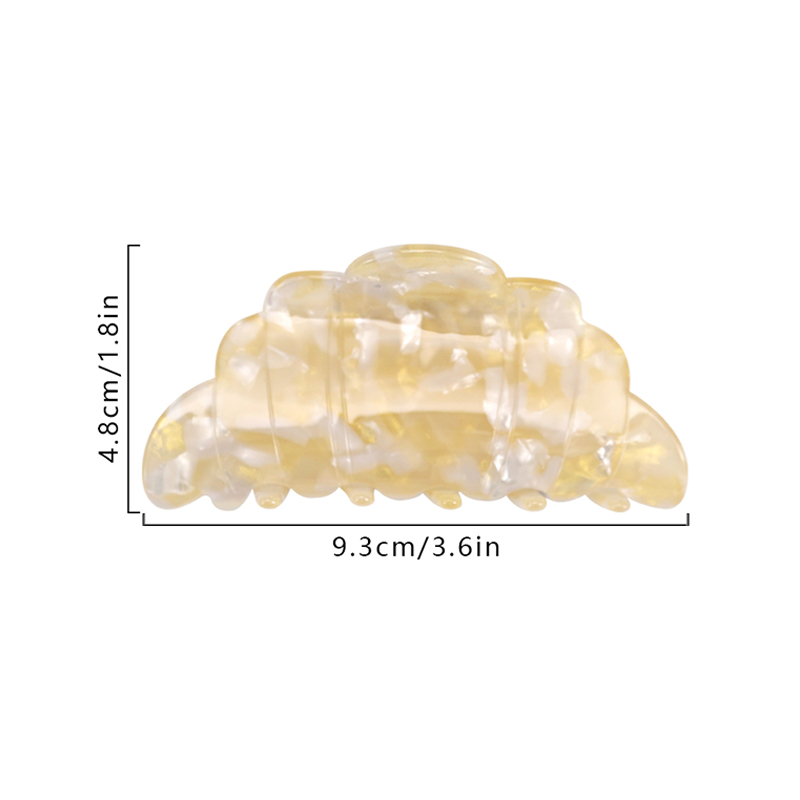 Irregular Shape Acetate Hair Claw Clip