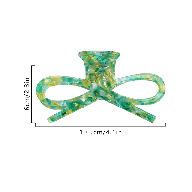 Decorative Bow Acetate Hair Claw Clip