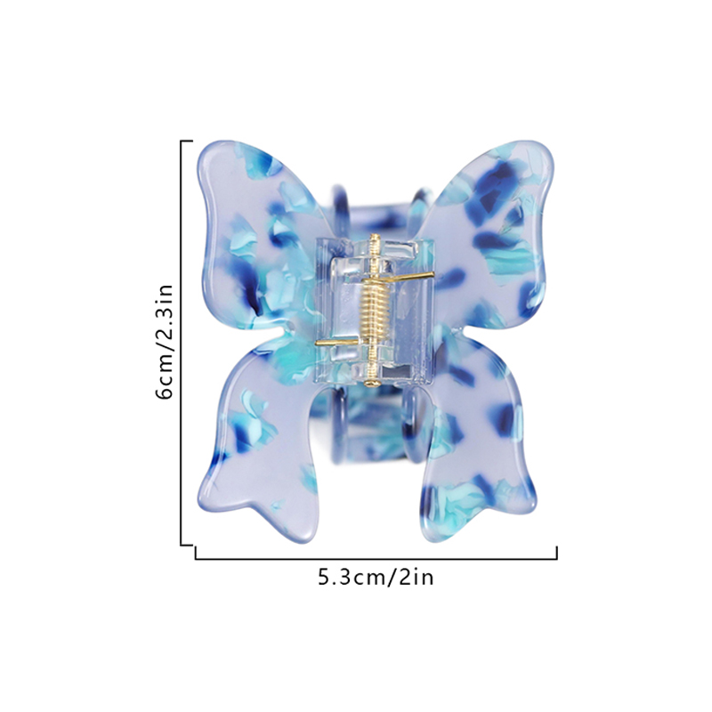 Rosette Appearance Acetate Hair Claw Clip