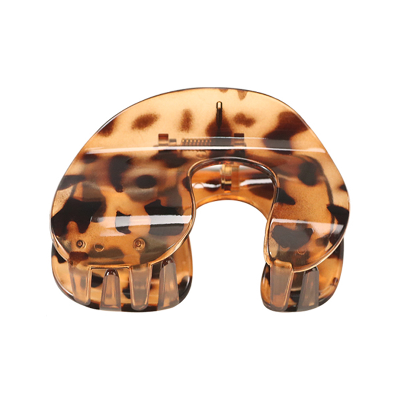 C-Shaped Injected Plastic Hair Claw Clip