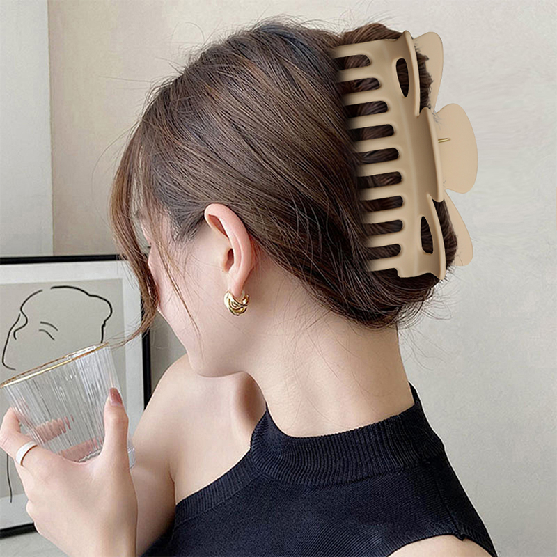 Butterfly Keel Injected Plastic Hair Claw Clip