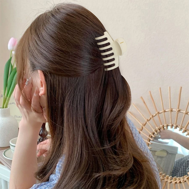 Keel Rubber Injected Plastic Hair Claw Clip
