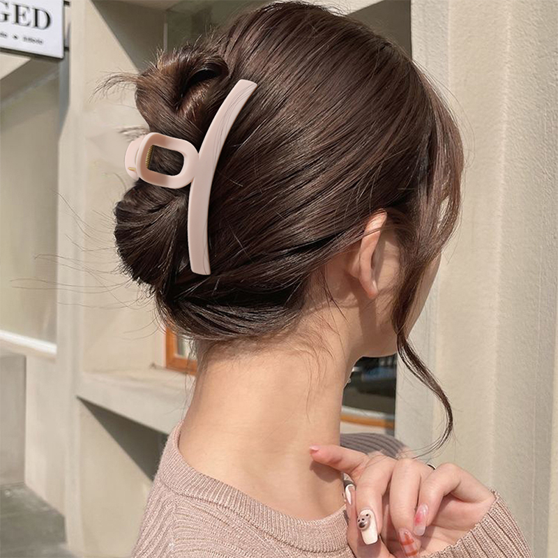 One-Shaped Clip Injected Plastic Hair Claw Clip