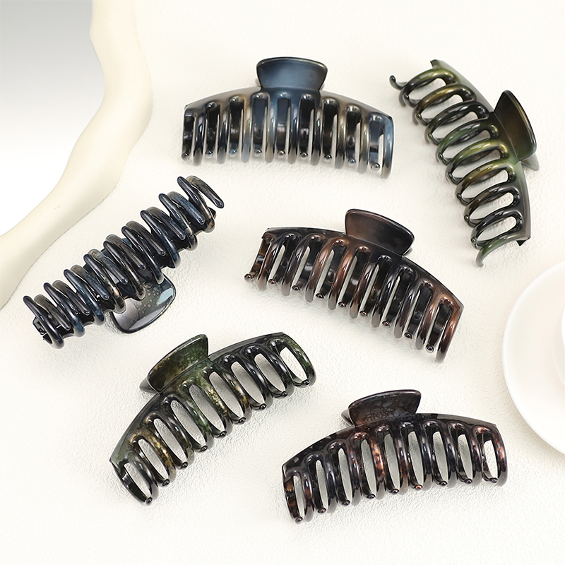 Bright Keel Injected Plastic Hair Claw Clip
